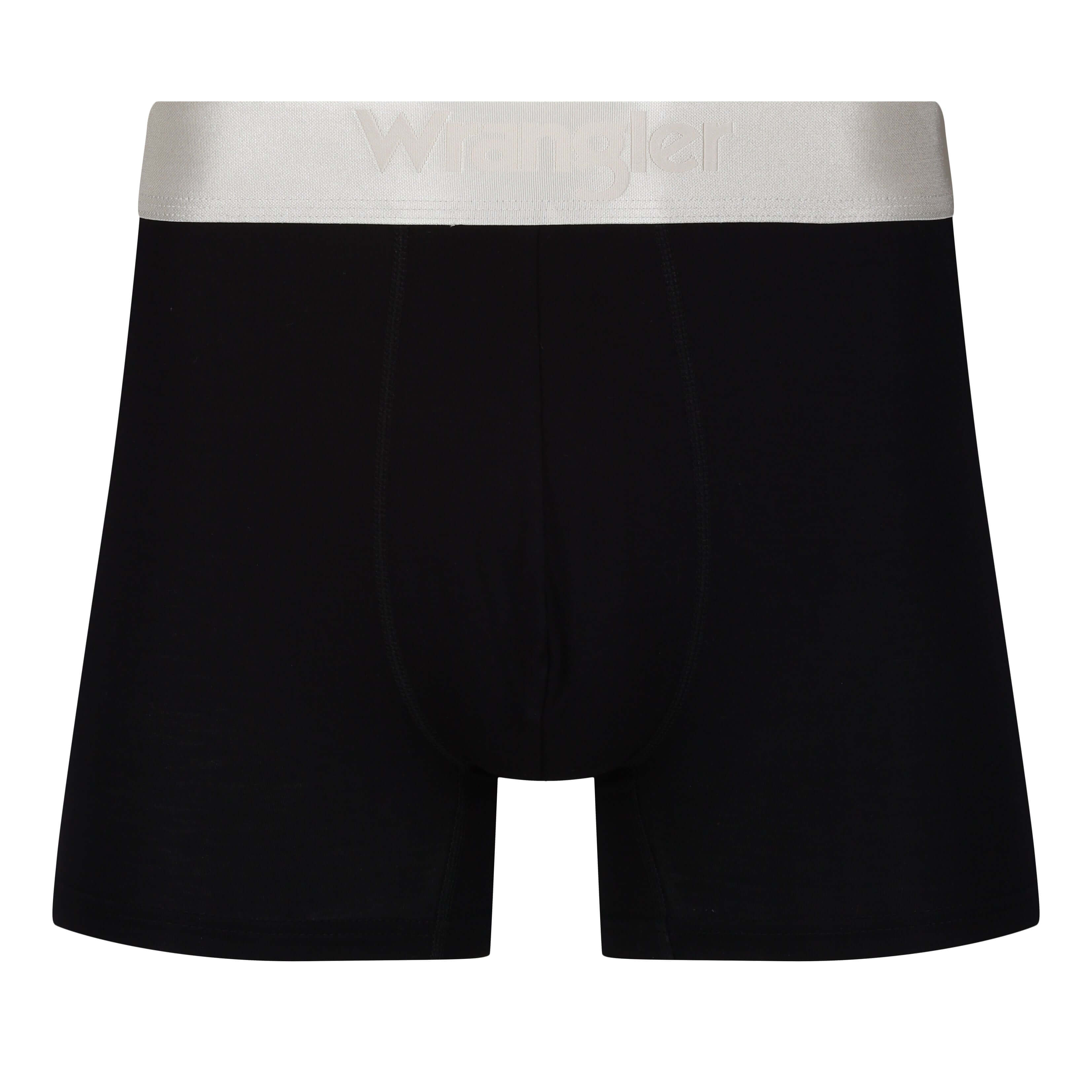 Wrangler Bamboo Viscose 3 Pack Boxers - Black