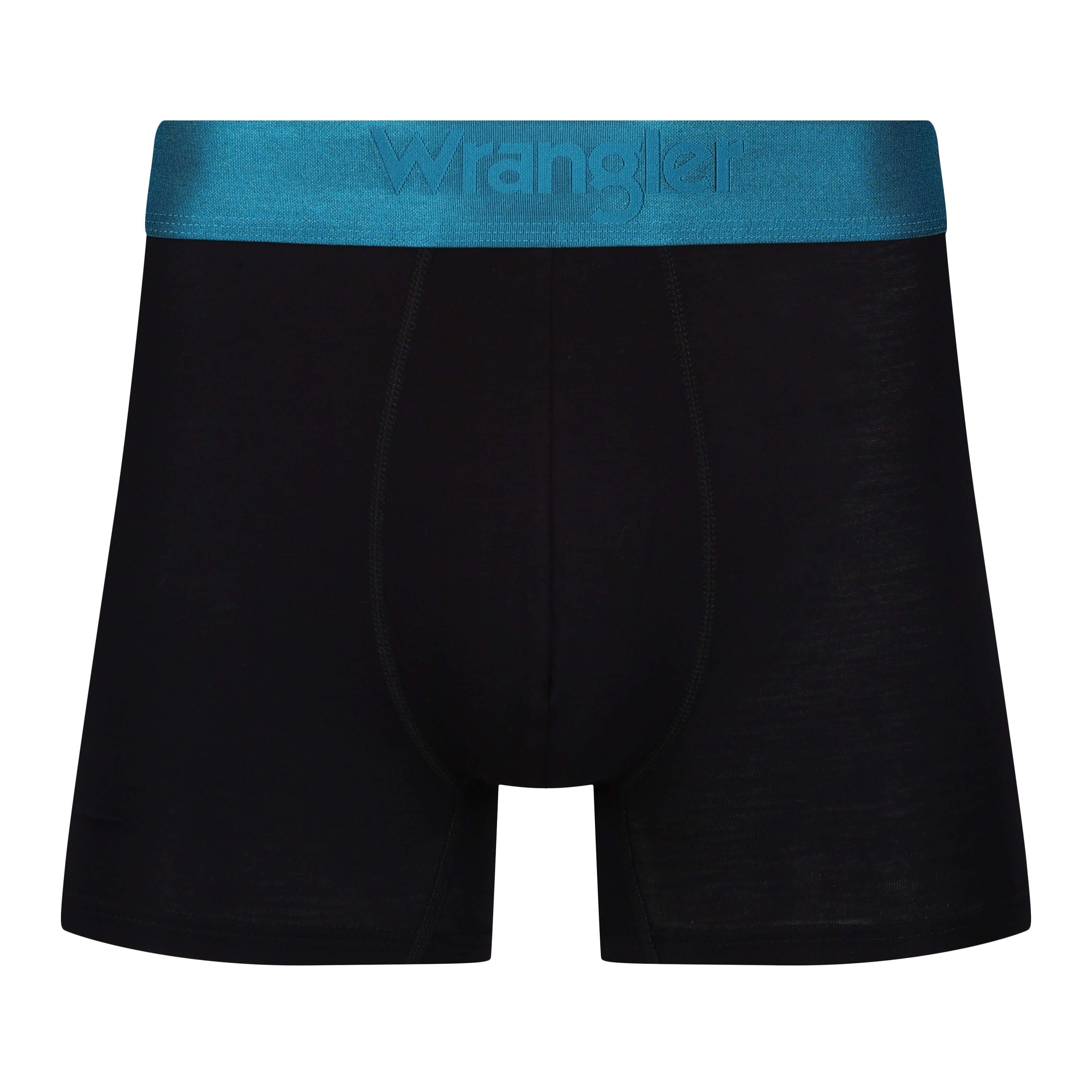 Wrangler Bamboo Viscose 3 Pack Boxers - Black