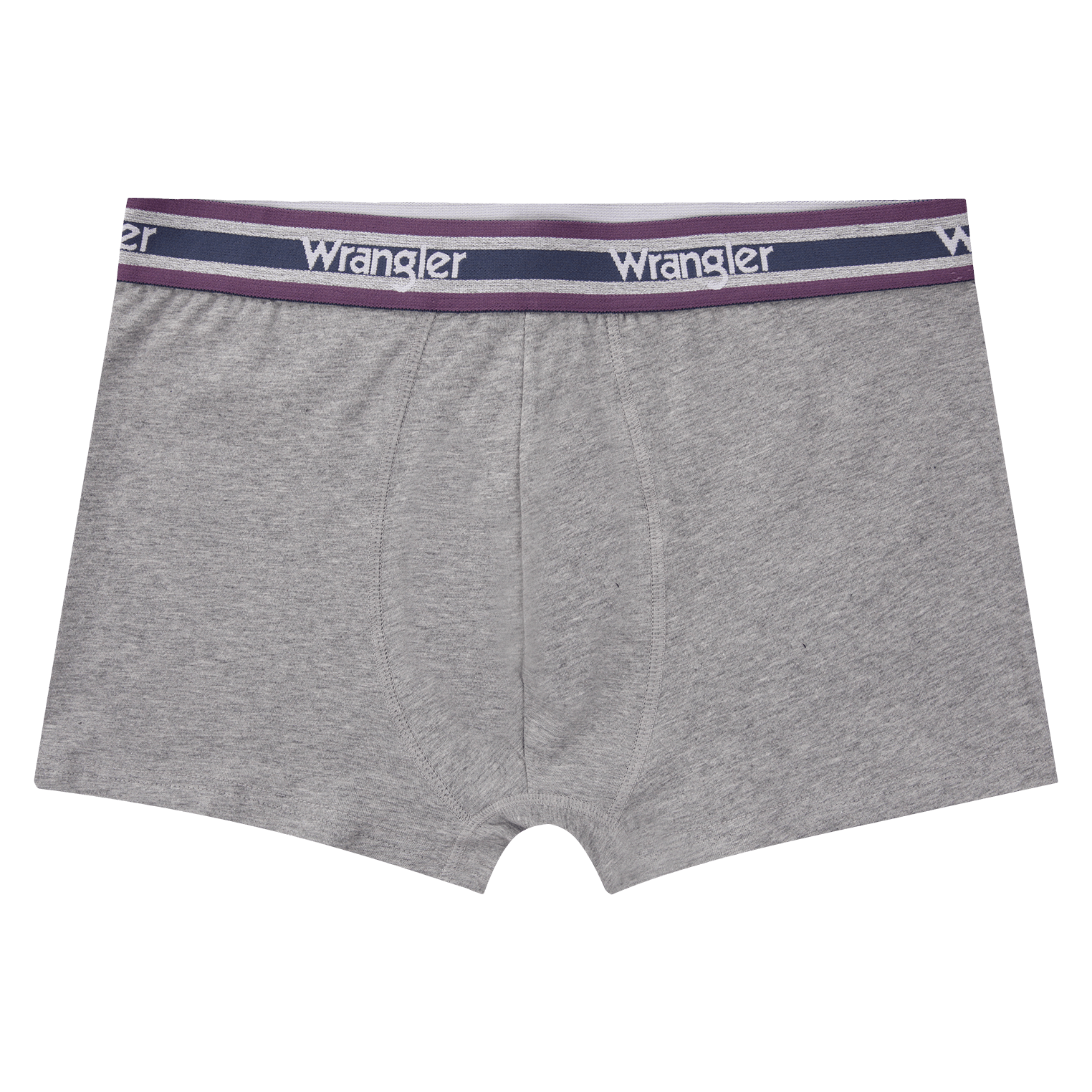 Wrangler 3 Pack Cotton Stretch Trunks - Grey Marl/Dark Denim/Dream Blue