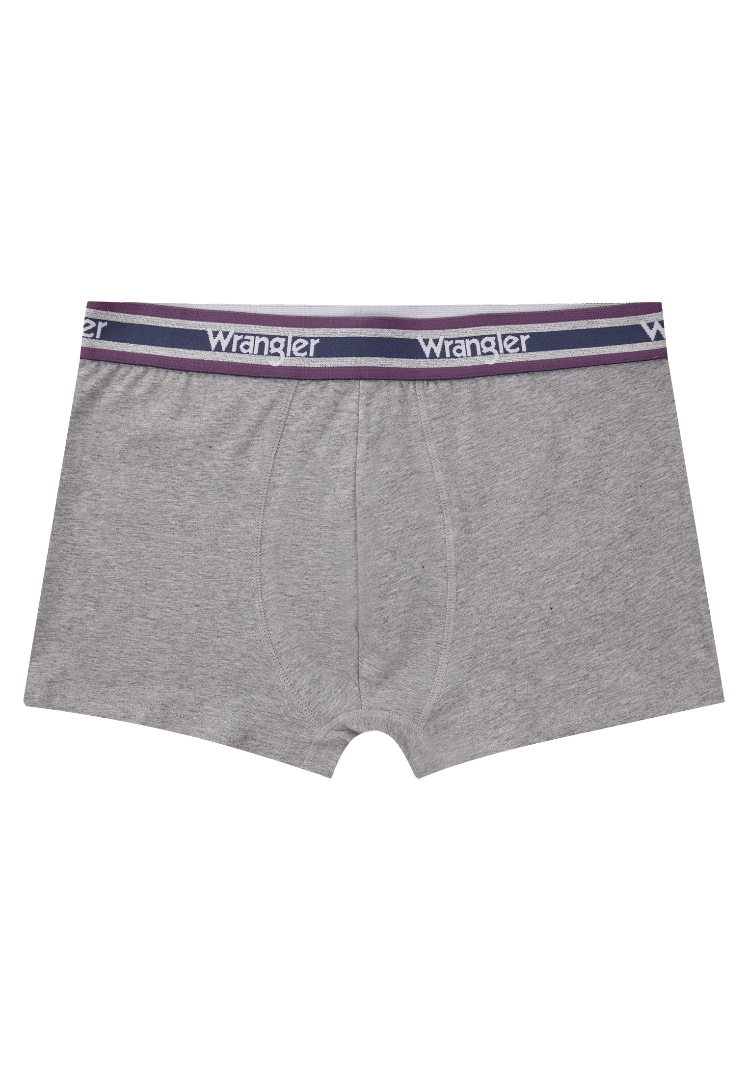 Wrangler 3 Pack Cotton Stretch Trunks - Grey Marl/Dark Denim/Dream Blue