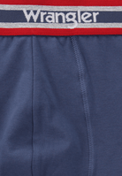 Wrangler 3 Pack Cotton Stretch Trunks - Grey Marl/Dark Denim/Dream Blue
