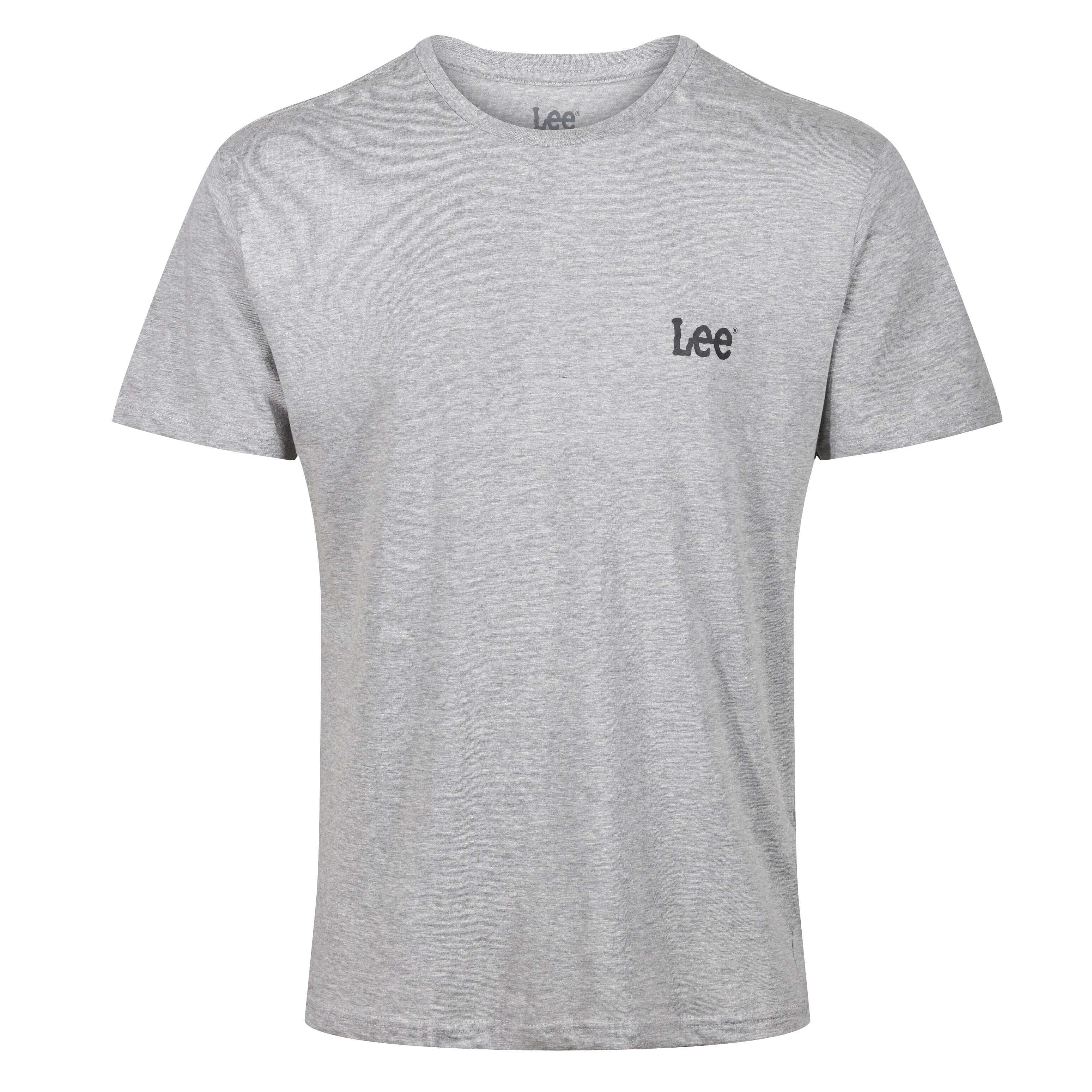 Lee Men’s 3 Pack Crew Neck Arlen T-Shirt – White, Black & Grey - 100% Cotton