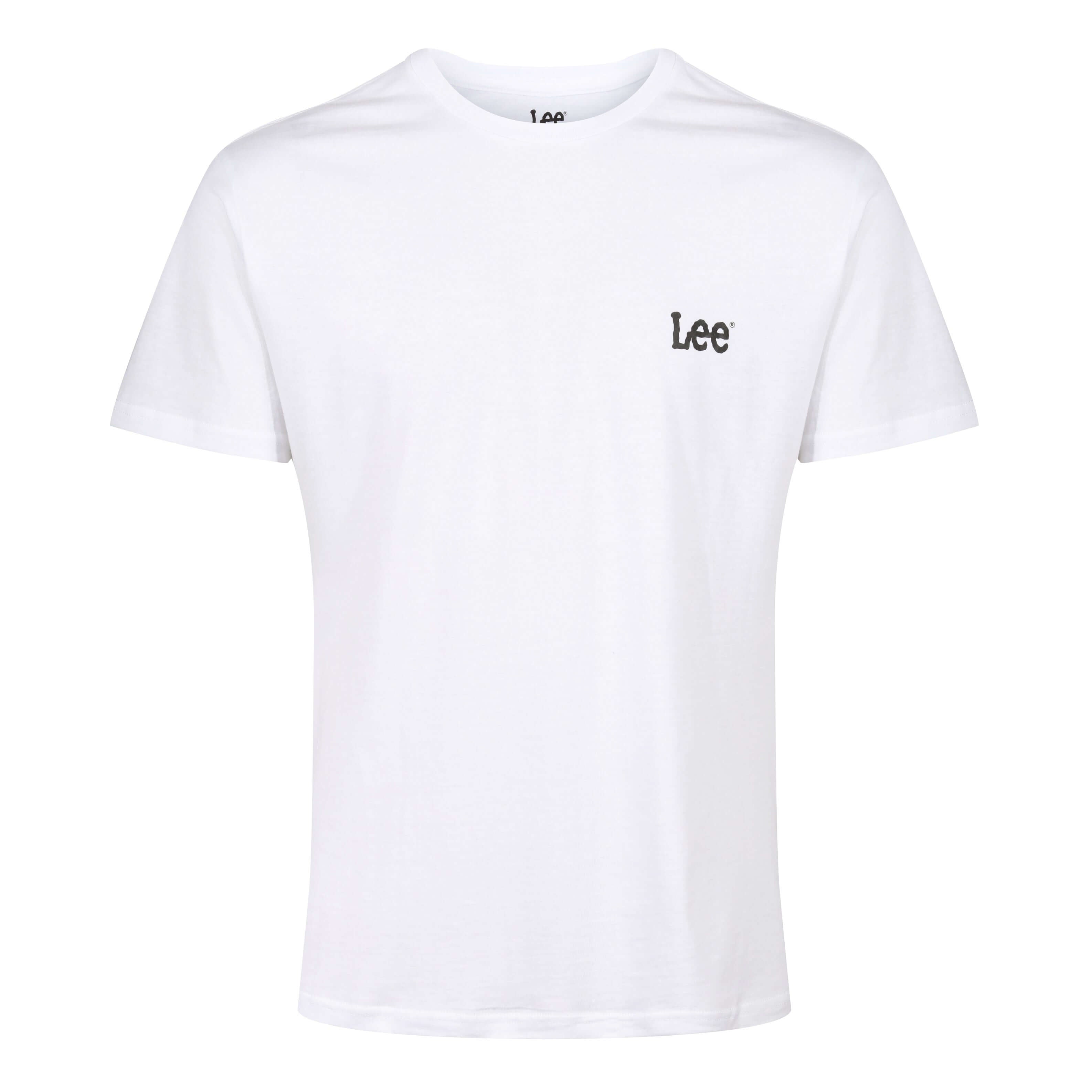 Lee Men’s 3 Pack Crew Neck Arlen T-Shirt – White, Black & Grey - 100% Cotton