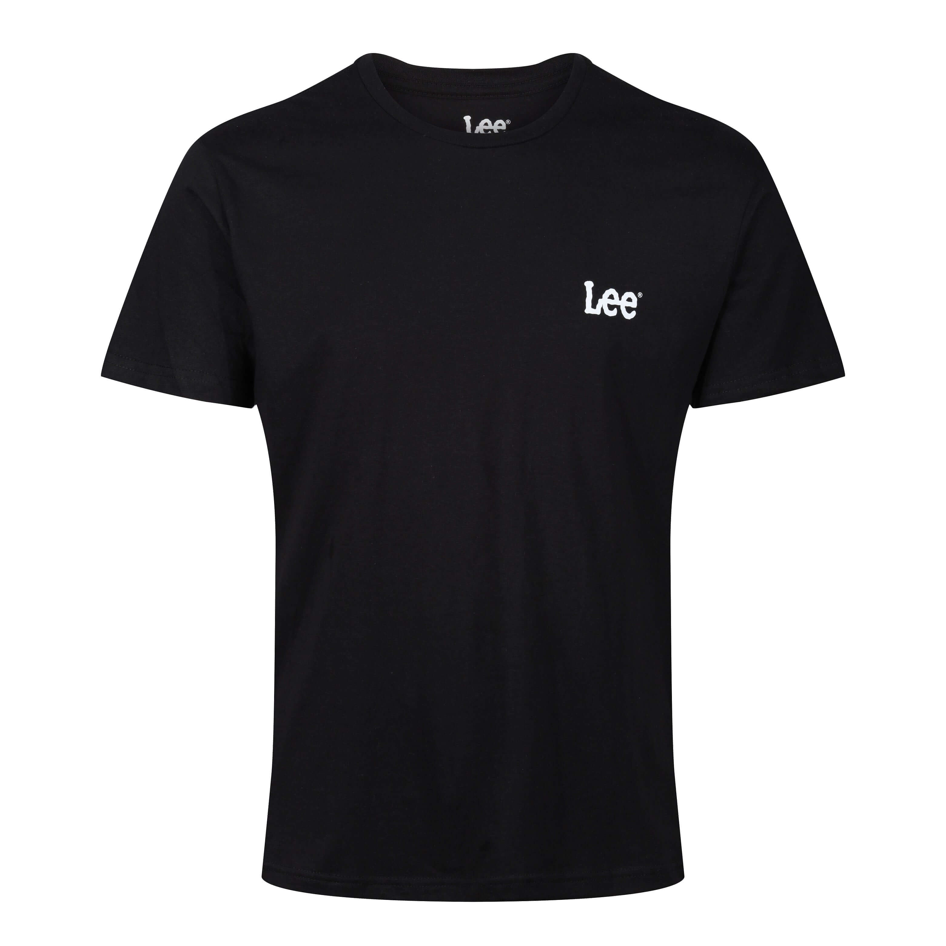Lee Men’s 3 Pack Crew Neck Arlen T-Shirt – White, Black & Grey - 100% Cotton