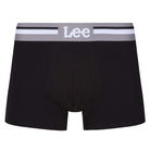 Lee 3 Pack Low Rise Cotton Stretch Trunks - Black/Grey/White
