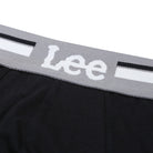 Lee 3 Pack Low Rise Cotton Stretch Trunks - Black/Grey/White