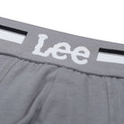 Lee 3 Pack Low Rise Cotton Stretch Trunks - Black/Grey/White