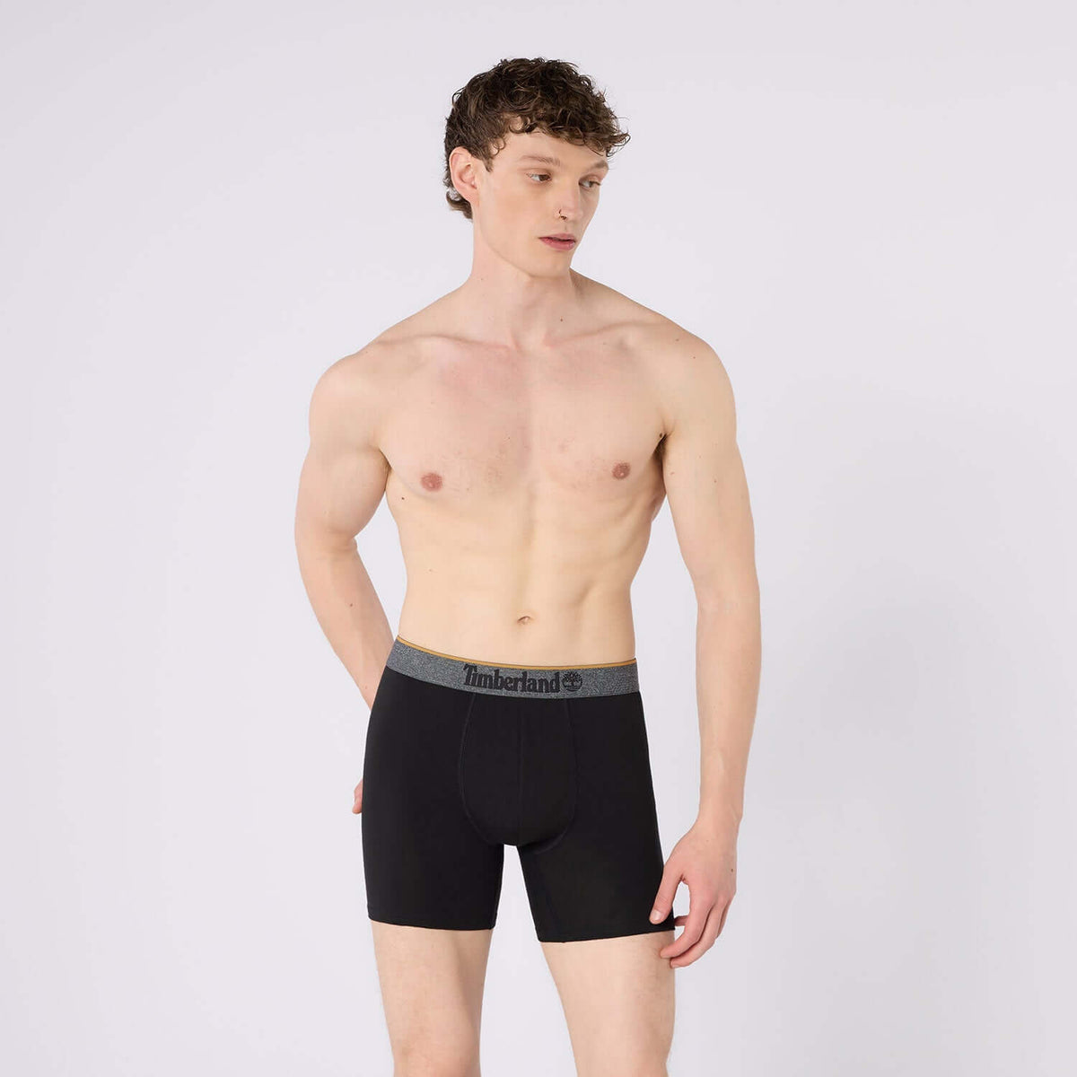 Timberland Cotton Stretch 3 Pack Boxer Briefs - Black - image 2