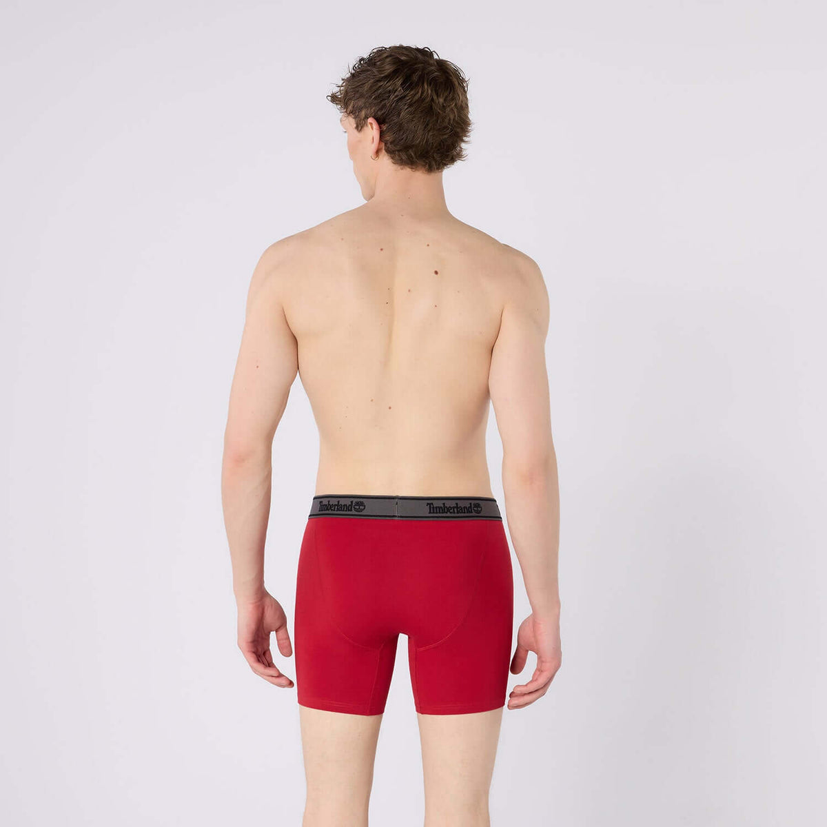 Timberland Cotton Stretch 3 Pack Boxer Briefs – Assorted Colours - Navy / Grey / Red - image 6
