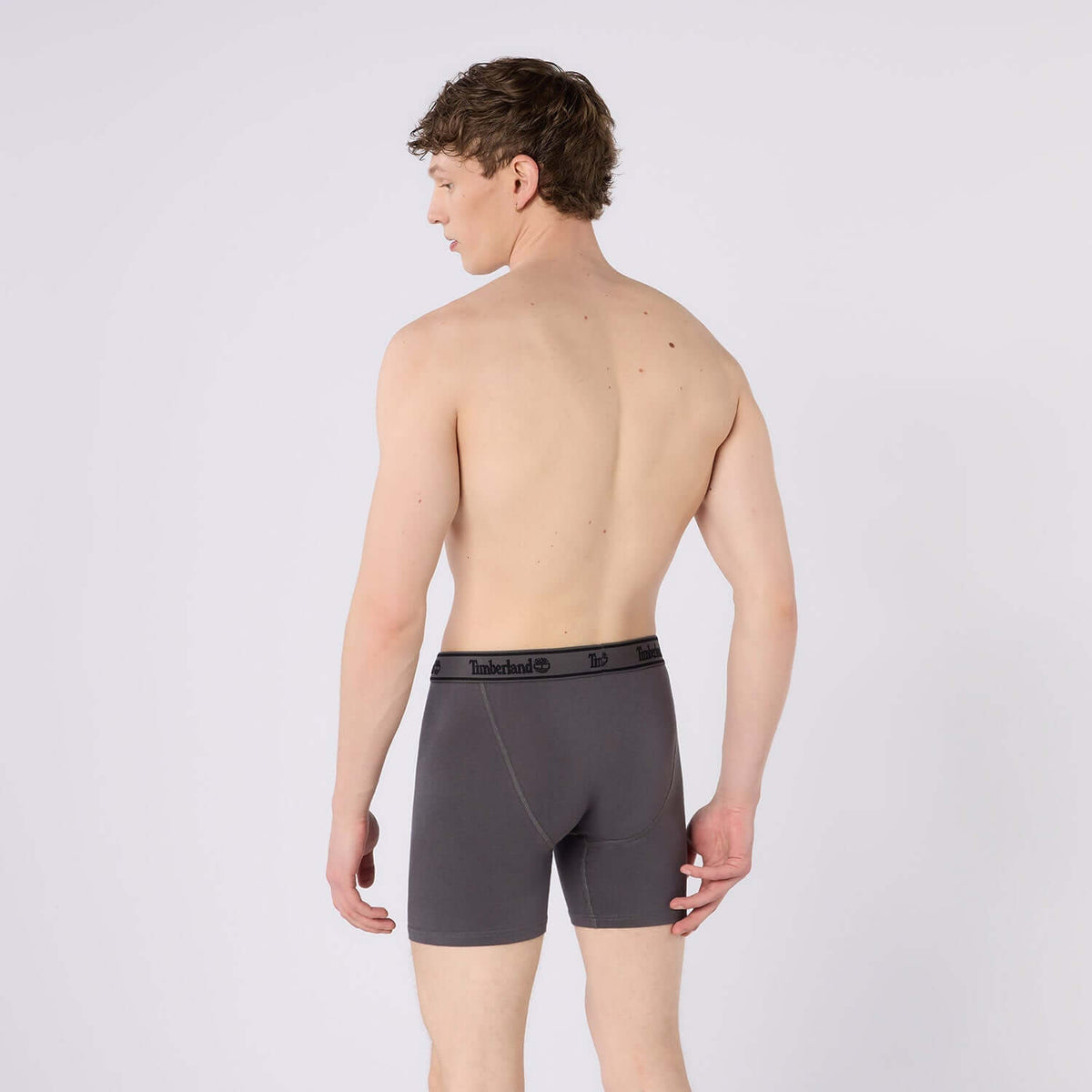 Timberland Cotton Stretch 3 Pack Boxer Briefs – Assorted Colours - Navy / Grey / Red - image 4