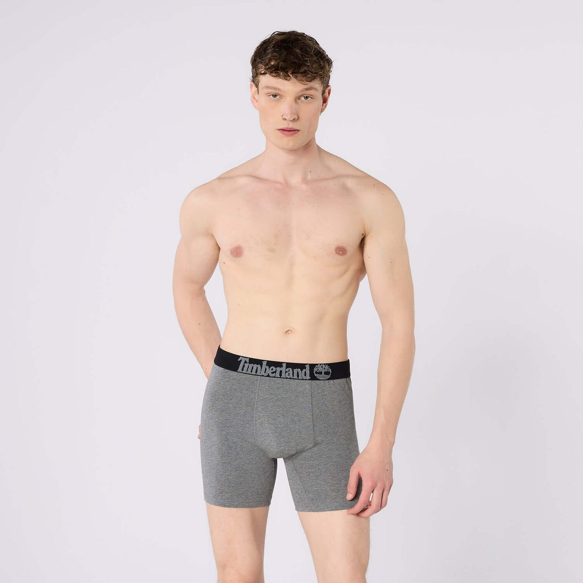 Timberland Cotton Stretch 3 Pack Boxer Briefs – Assorted Colours - Olive / Charcoal / Black - image 3