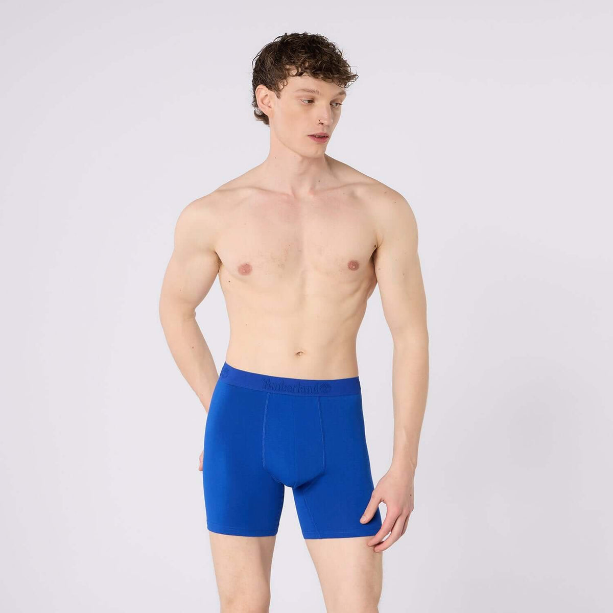 Timberland Cotton Stretch 3 Pack Boxer Briefs – Assorted Colours - Blue / Olive / Navy - image 2