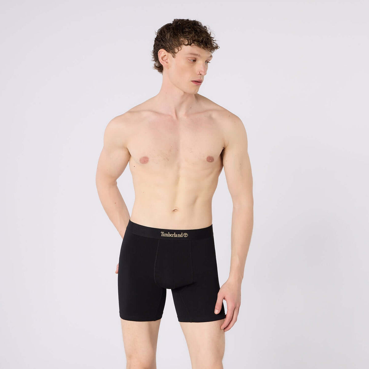 Timberland Cotton Stretch 3 Pack Boxer Briefs – Assorted Colours - Black / Olive / Print - image 4