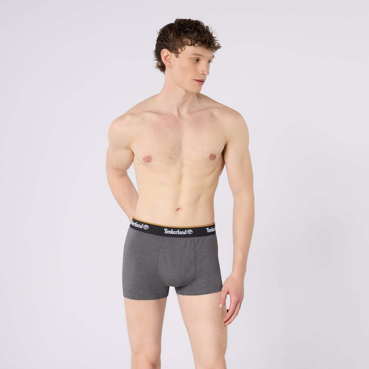 Timberland Cotton Stretch 5 Pack Trunks - Black / White / Grey / Navy / Charcoal - image 5