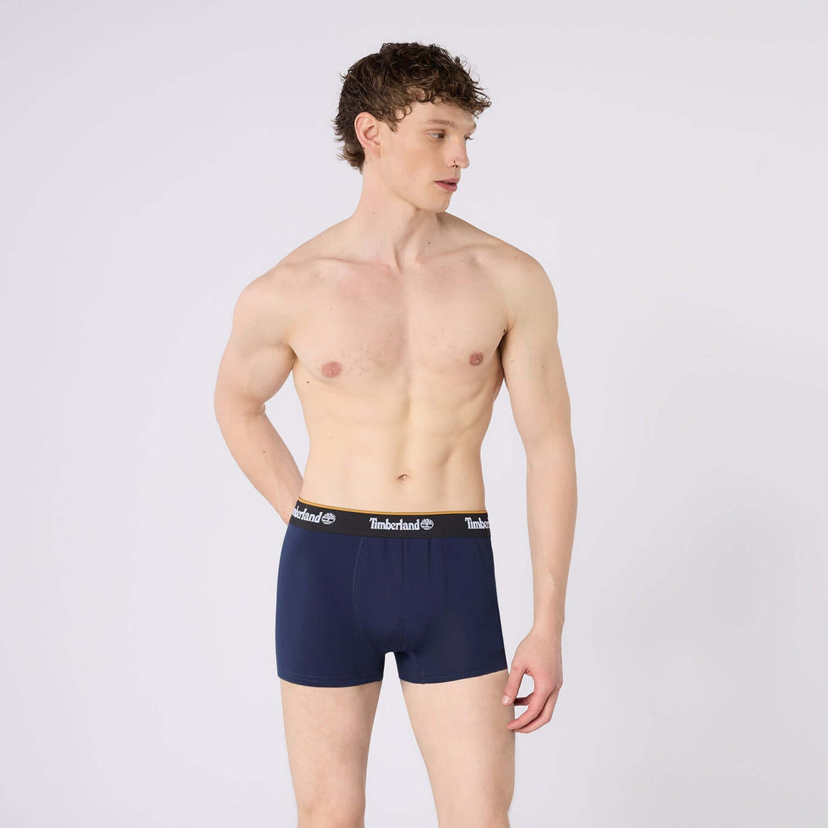 Timberland Cotton Stretch 5 Pack Trunks - Black / White / Grey / Navy / Charcoal - image 1