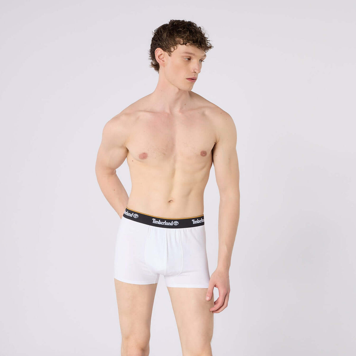 Timberland Cotton Stretch 5 Pack Trunks - Black / White / Grey / Navy / Charcoal - image 3