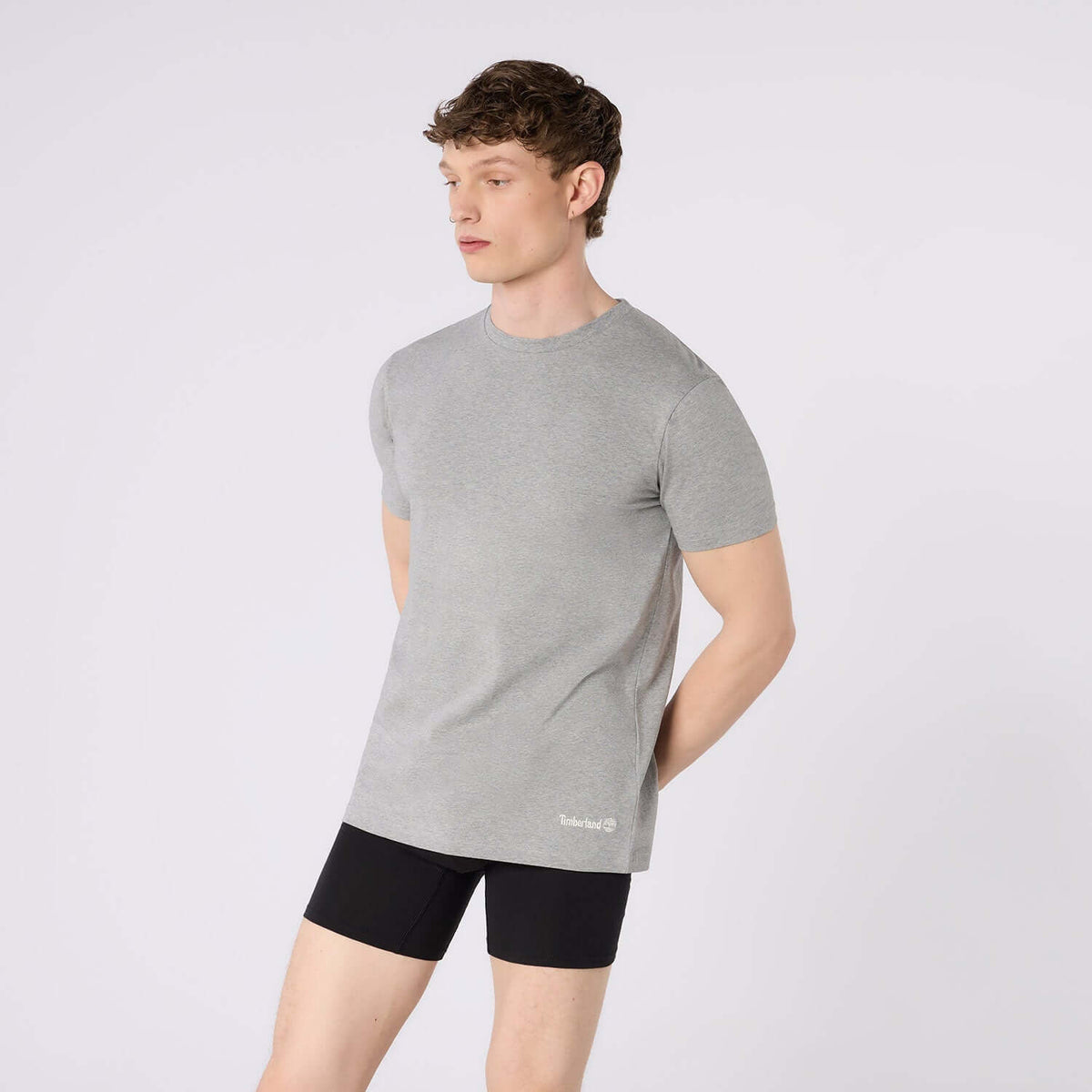 Timberland 100% Cotton 3 Pack T-Shirts - Black / White / Grey Marl - image 4