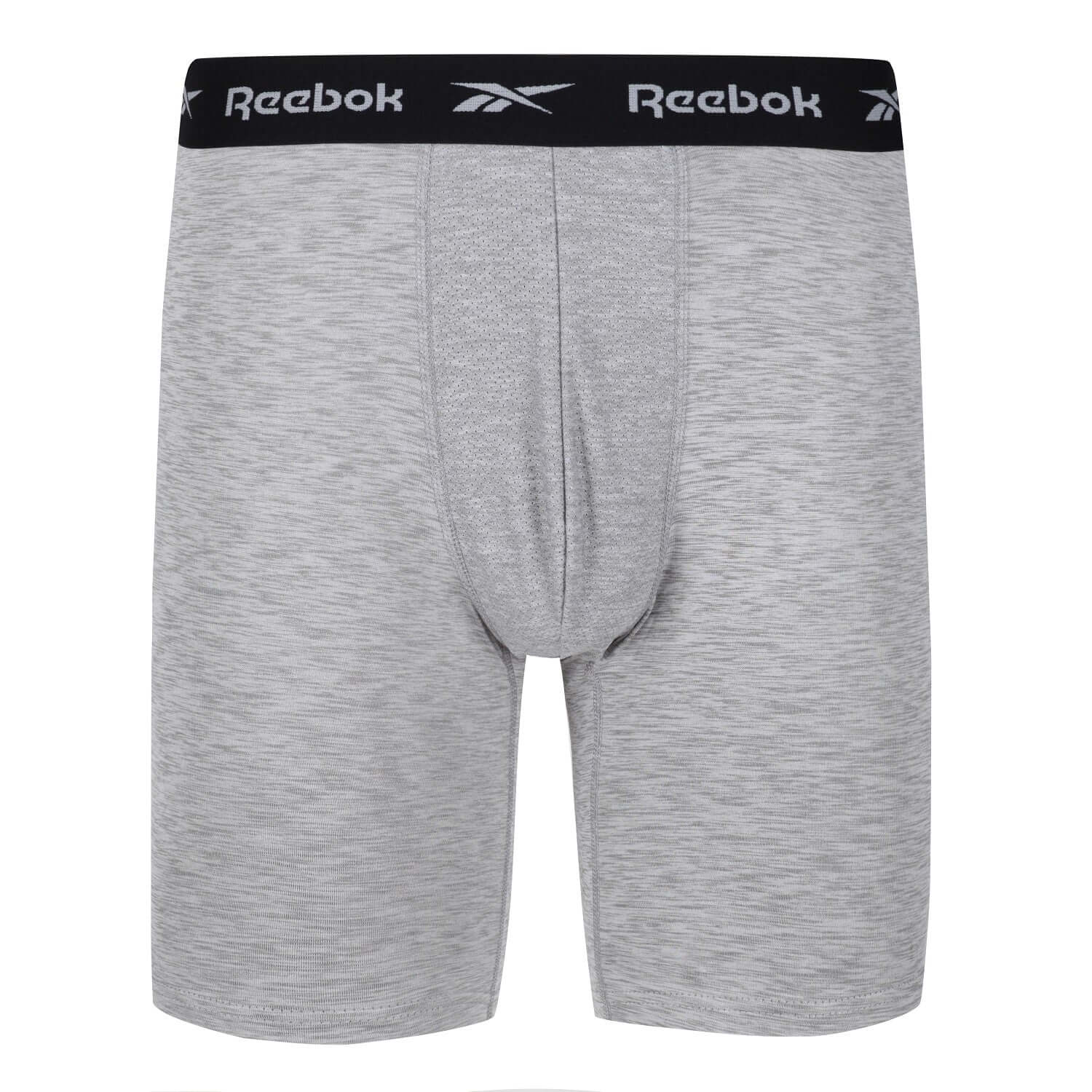 Reebok Hogan Mens Performance 3 Pack Medium Sports Trunks - Black/Grey/White