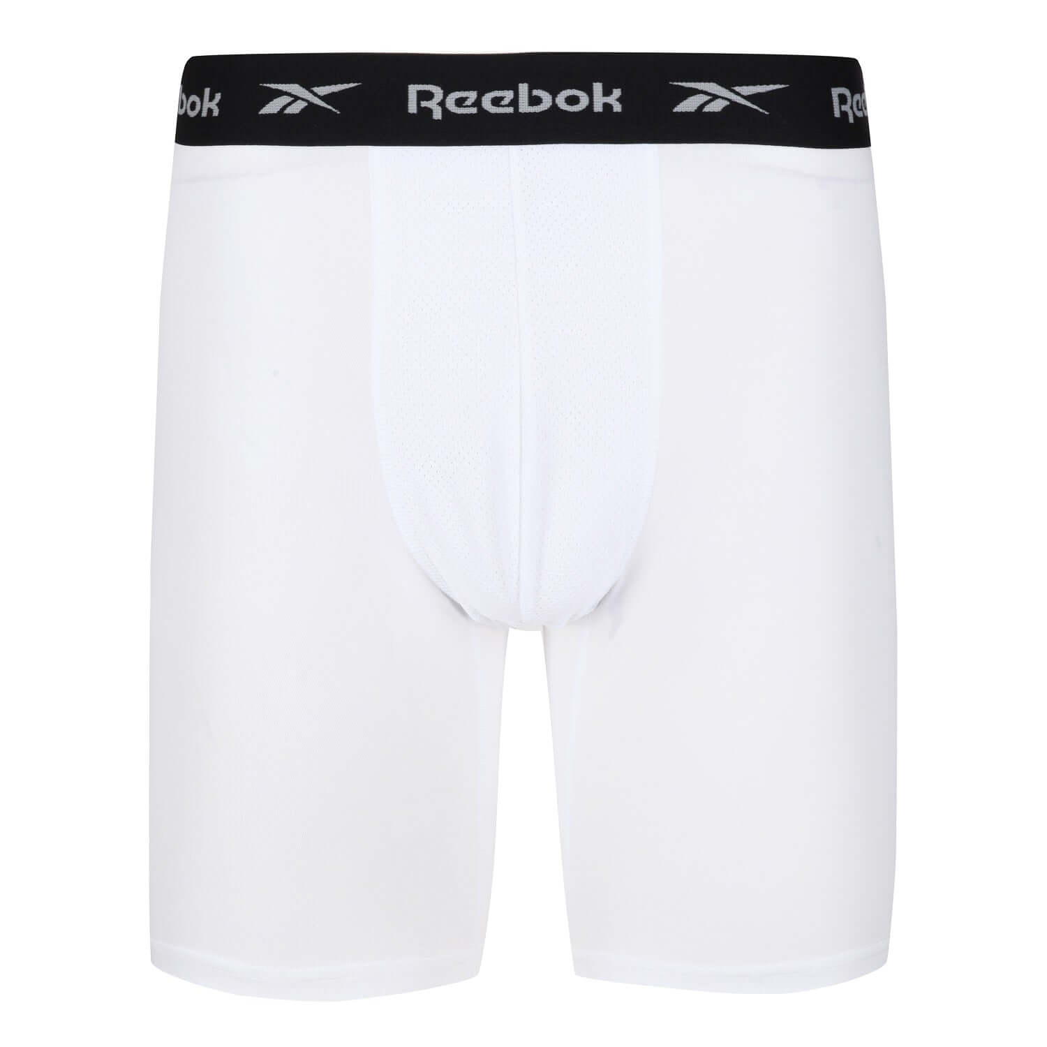 Reebok Hogan Mens Performance 3 Pack Medium Sports Trunks - Black/Grey/White