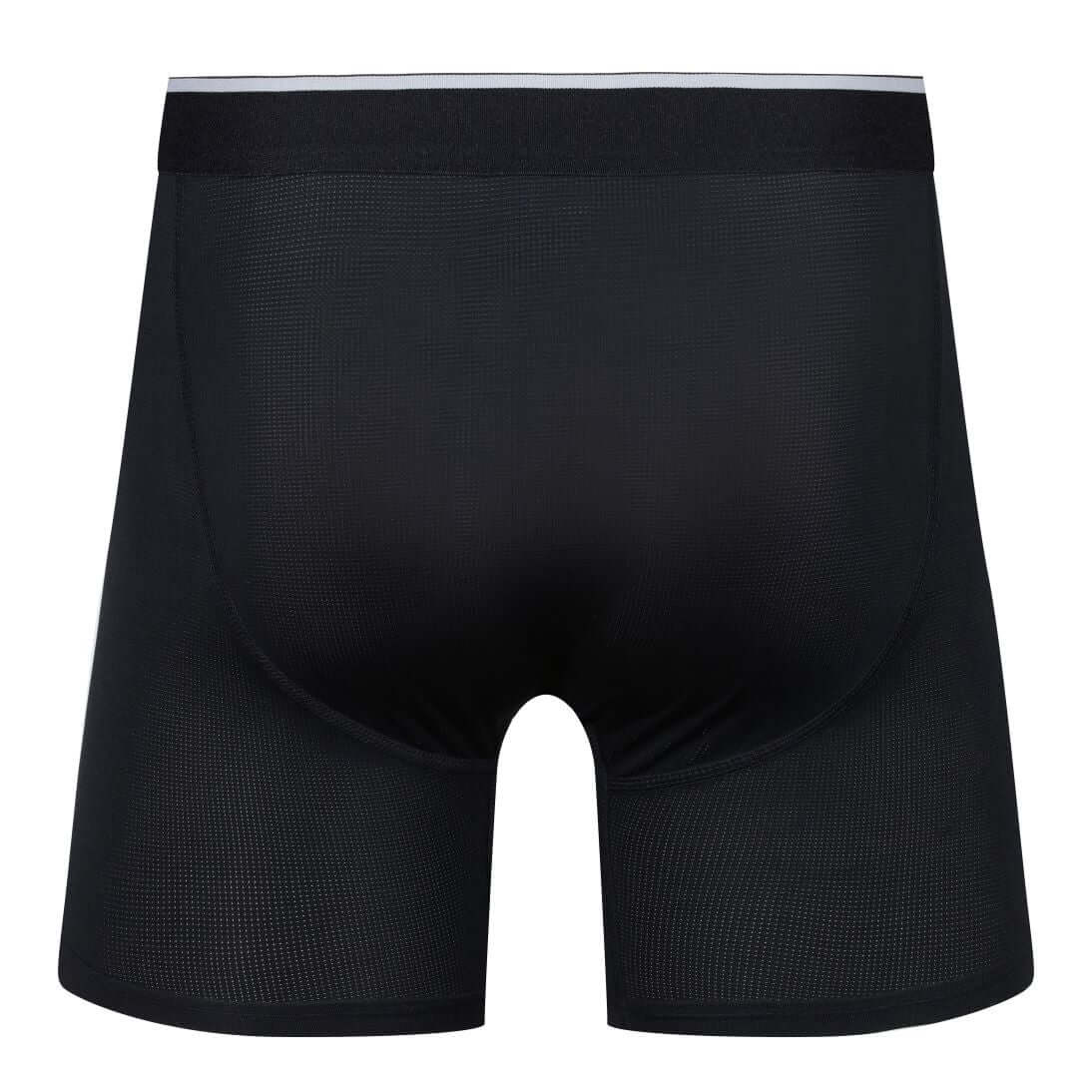 Reebok Howe Mens Performance 3 Pack Long Sports Trunks - Black