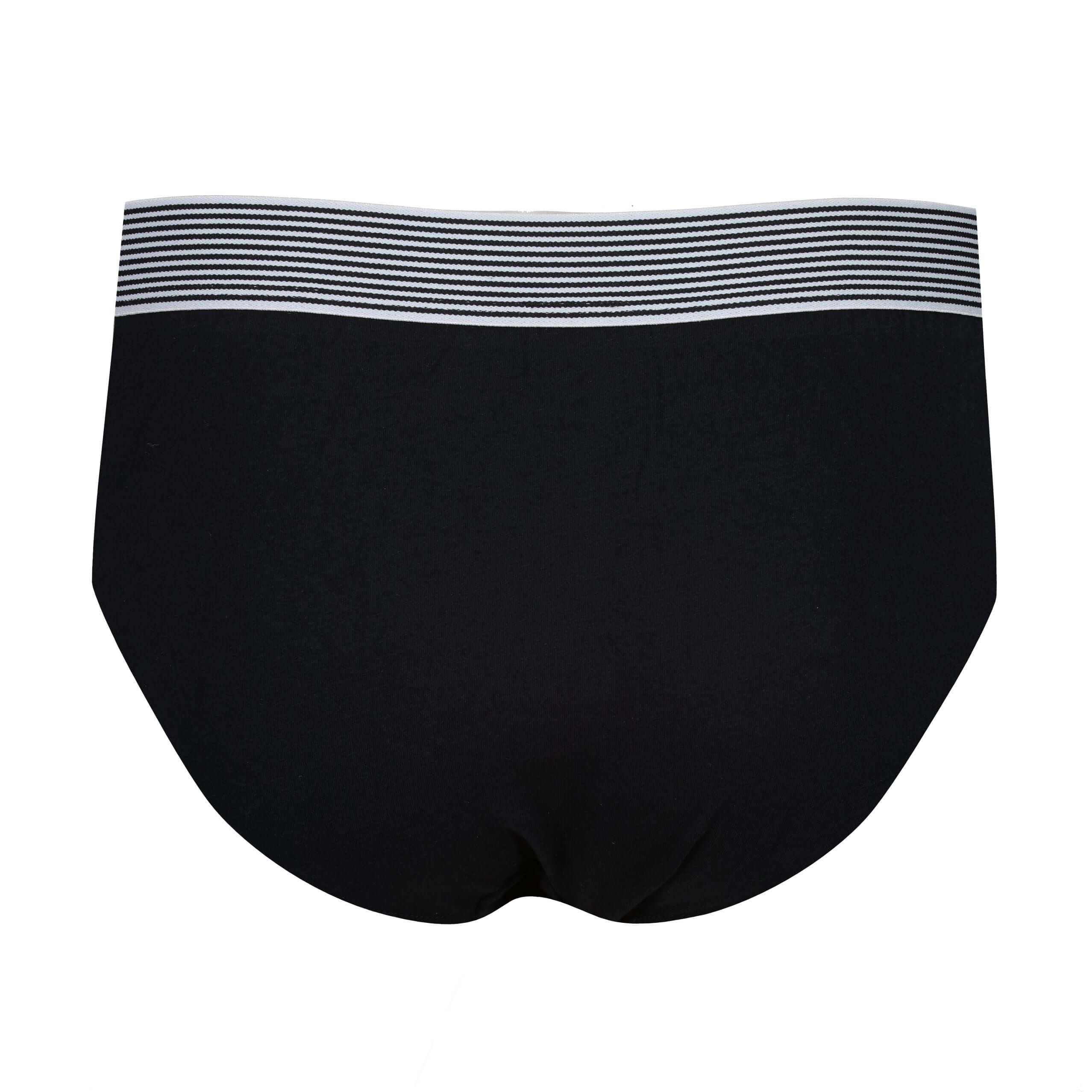 Reebok Mens Cotton Stretch 3 Pack Gavino Black Briefs