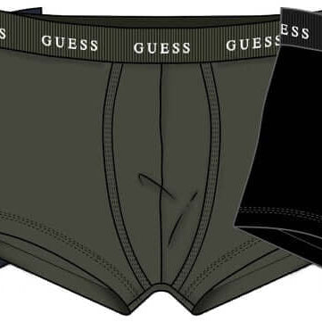 GUESS Men's Joe Boxer Trunks 3-Pack – Navy Forest Black – Navy / Forest / Black – image 1