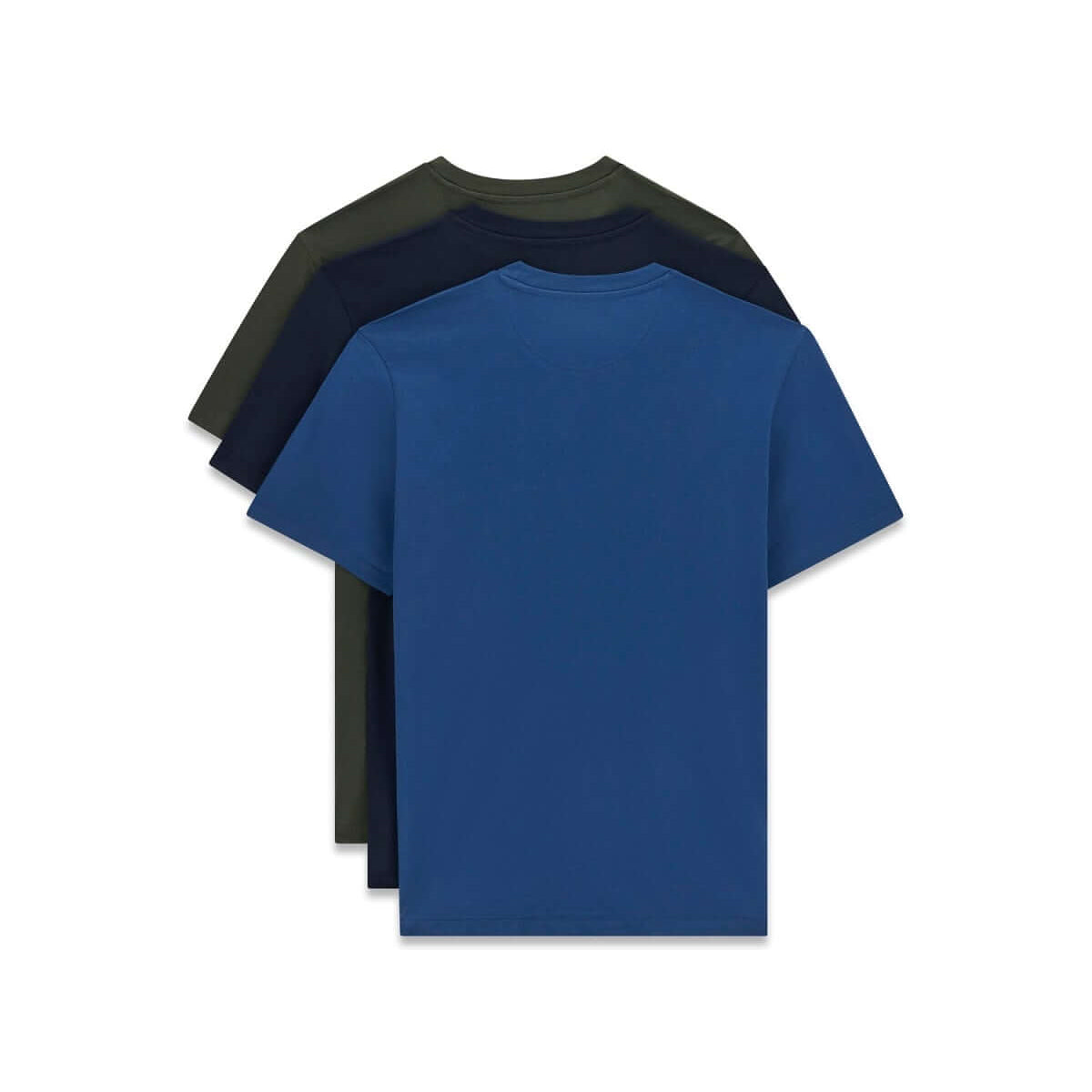 GUESS Men's 3-Pack Crew Neck Logo T-Shirts