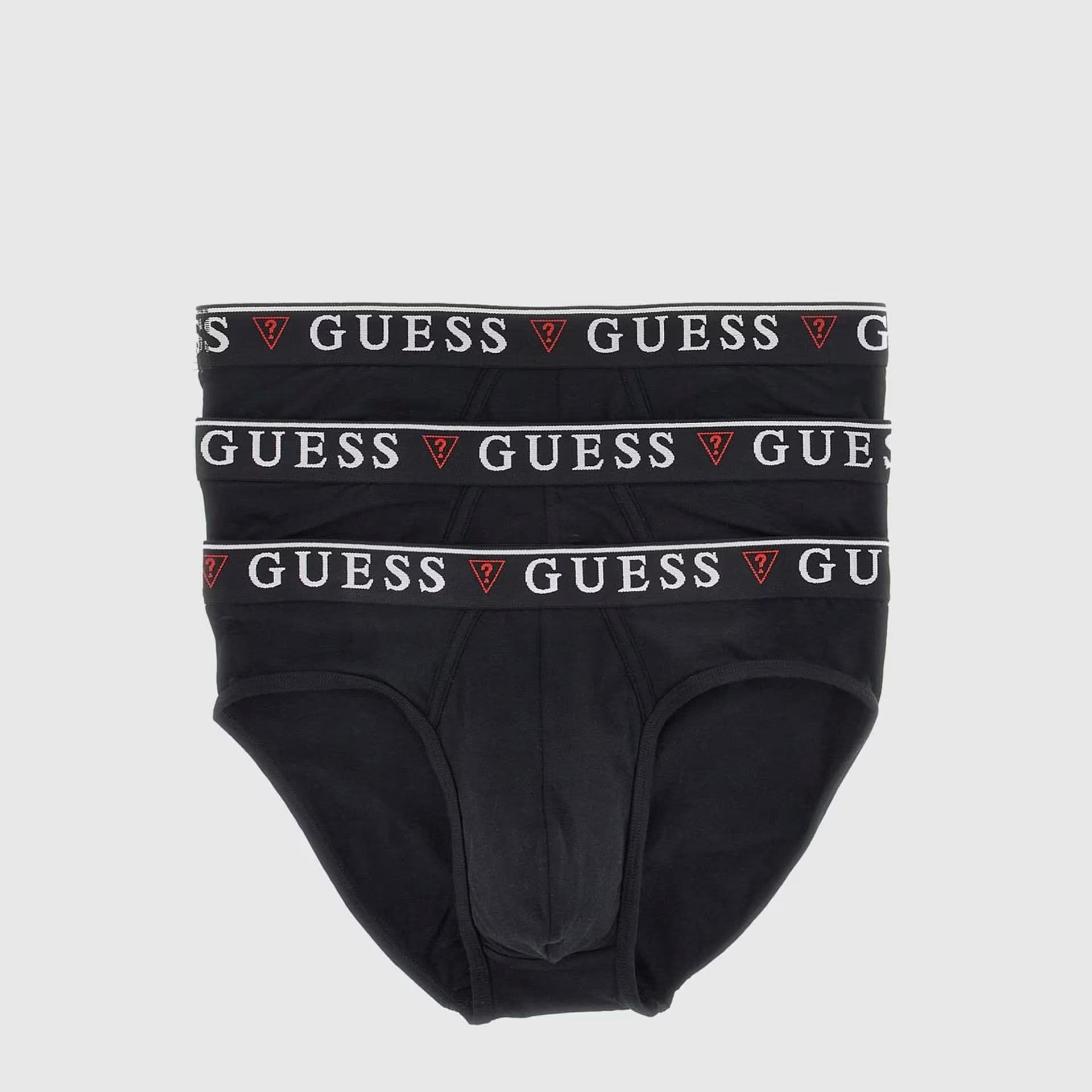 Guess 3 Pack Men's Briefs Stretch Cotton - Black