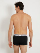 Guess 3 Pack Boxer Trunks - Red, Black, Blue ( Organic Cotton )