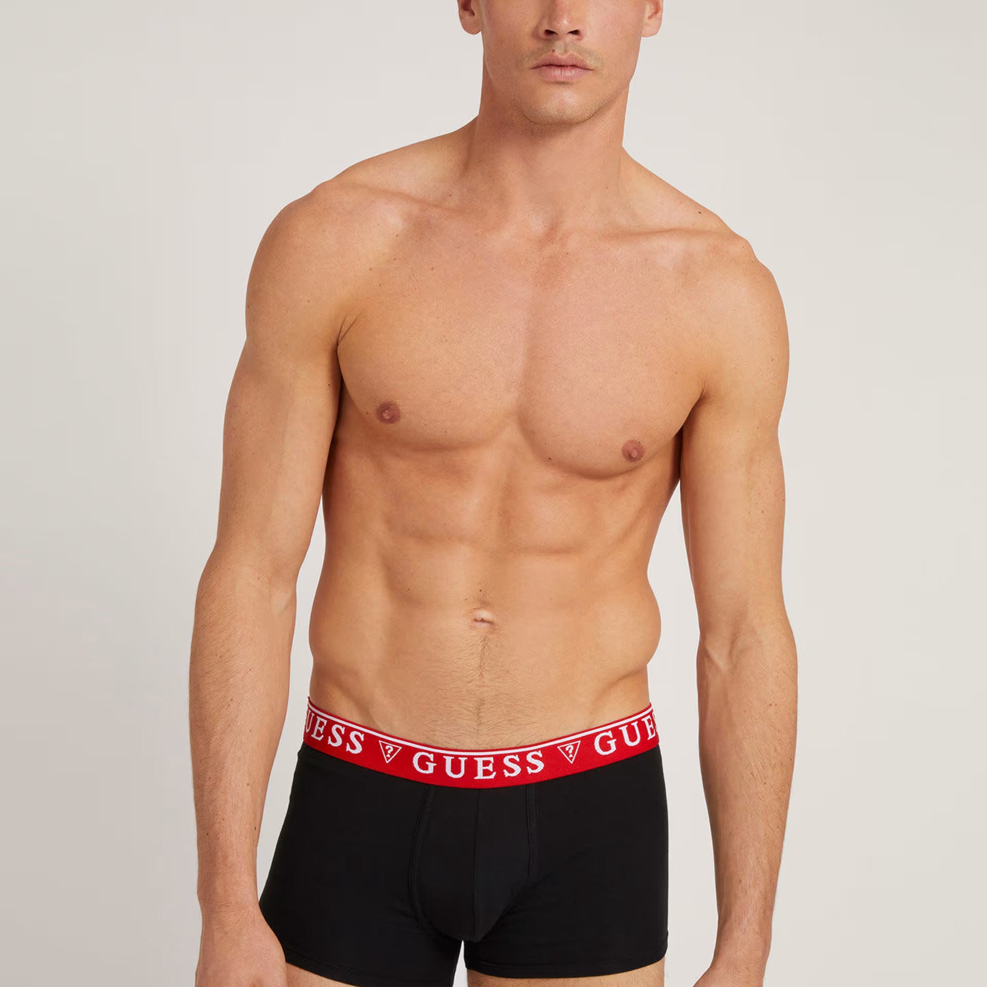 Guess 3 Pack Boxers – Stretch Cotton Black, Grey, Navy (Organic Cotton)