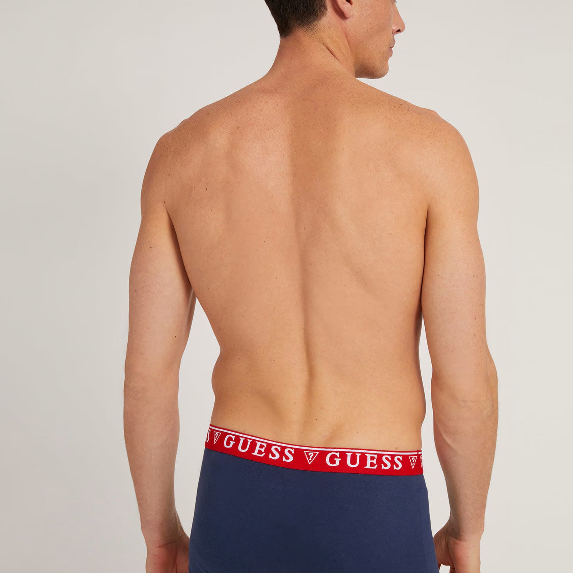 Guess 3 Pack Boxers – Stretch Cotton Black, Grey, Navy (Organic Cotton)