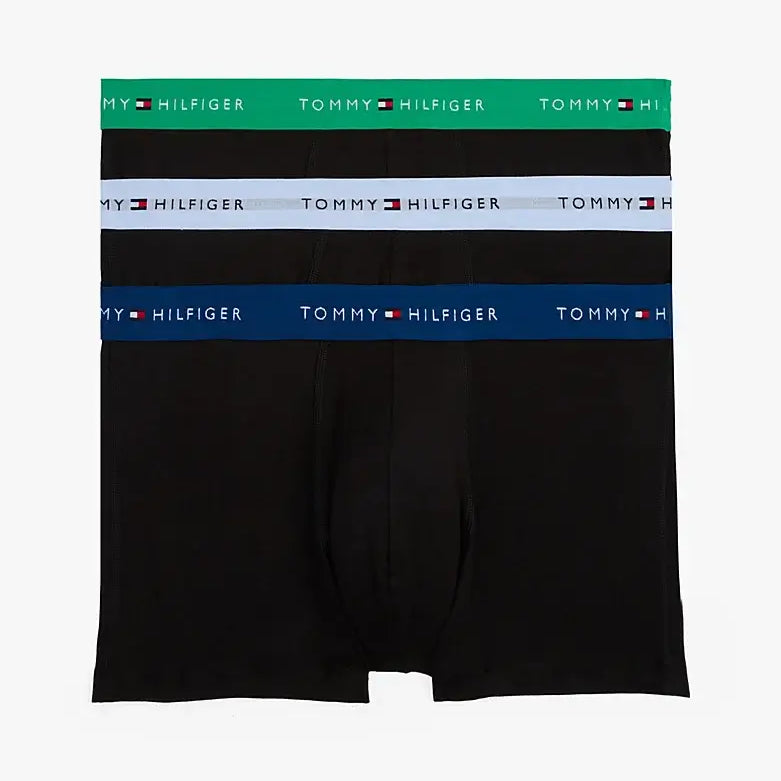 Tommy Hilfiger 3-Pack Signature Repeat Logo Trunks - Black, Multi