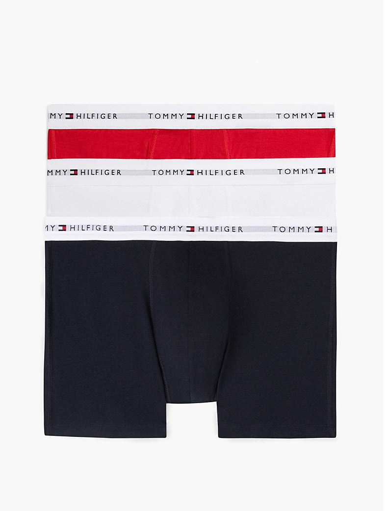 Tommy Hilfiger men's underwear with branded waistband on a white background