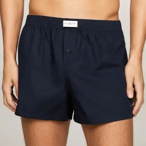 Tommy Hilfiger 3-Pack TH Established Logo Boxer Shorts - Ithaca/Des Sky/Shirting Stripe