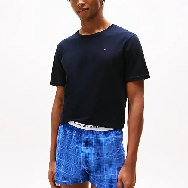 Tommy Hilfiger 3-Pack Signature Jersey Lounge T-Shirts - Desert Sky