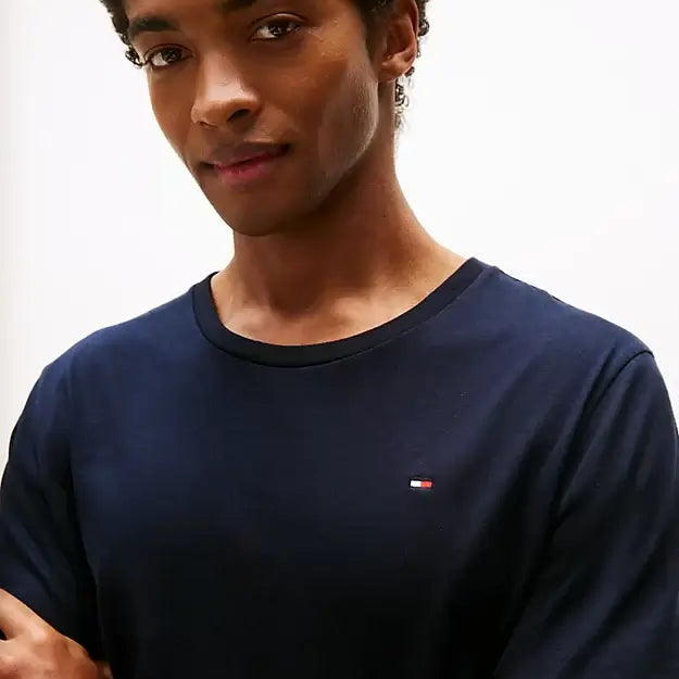 Tommy Hilfiger 3-Pack Signature Jersey Lounge T-Shirts - Desert Sky