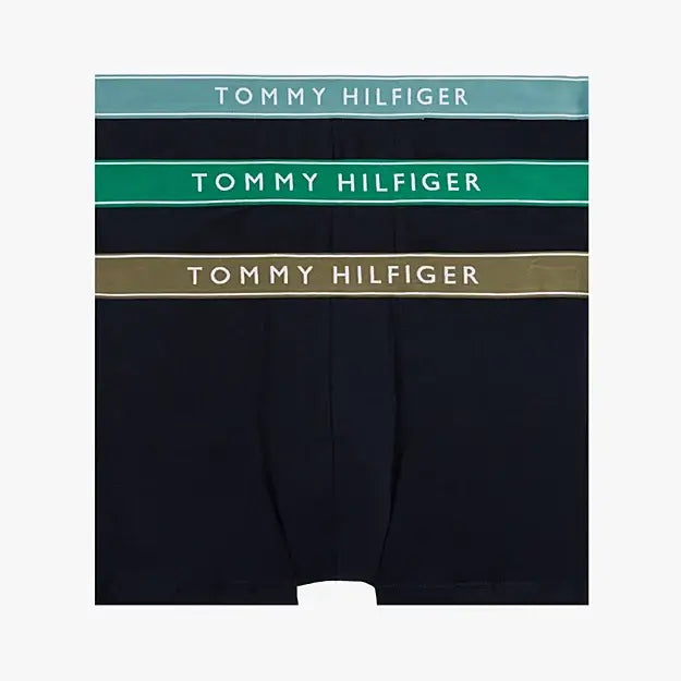 Tommy Hilfiger 3-Pack Logo Waistband Trunks - Black, Multi