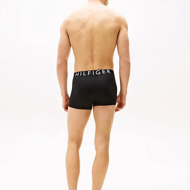 Tommy Hilfiger 3-Pack Logo Waistband Trunks - Black