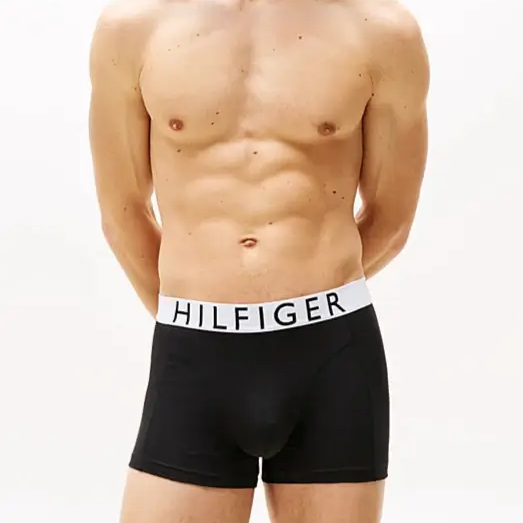 Tommy Hilfiger 3-Pack Logo Waistband Trunks - Black, Red/White/Blue W/B