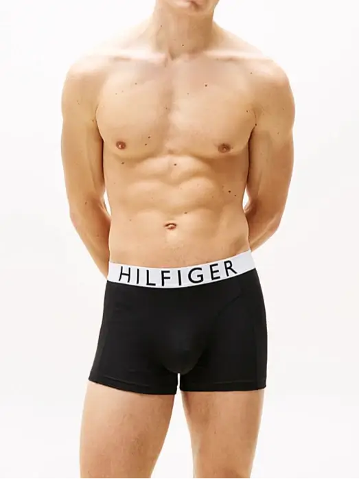 Tommy Hilfiger 3-Pack Logo Waistband Trunks - Black, Red/White/Blue W/B