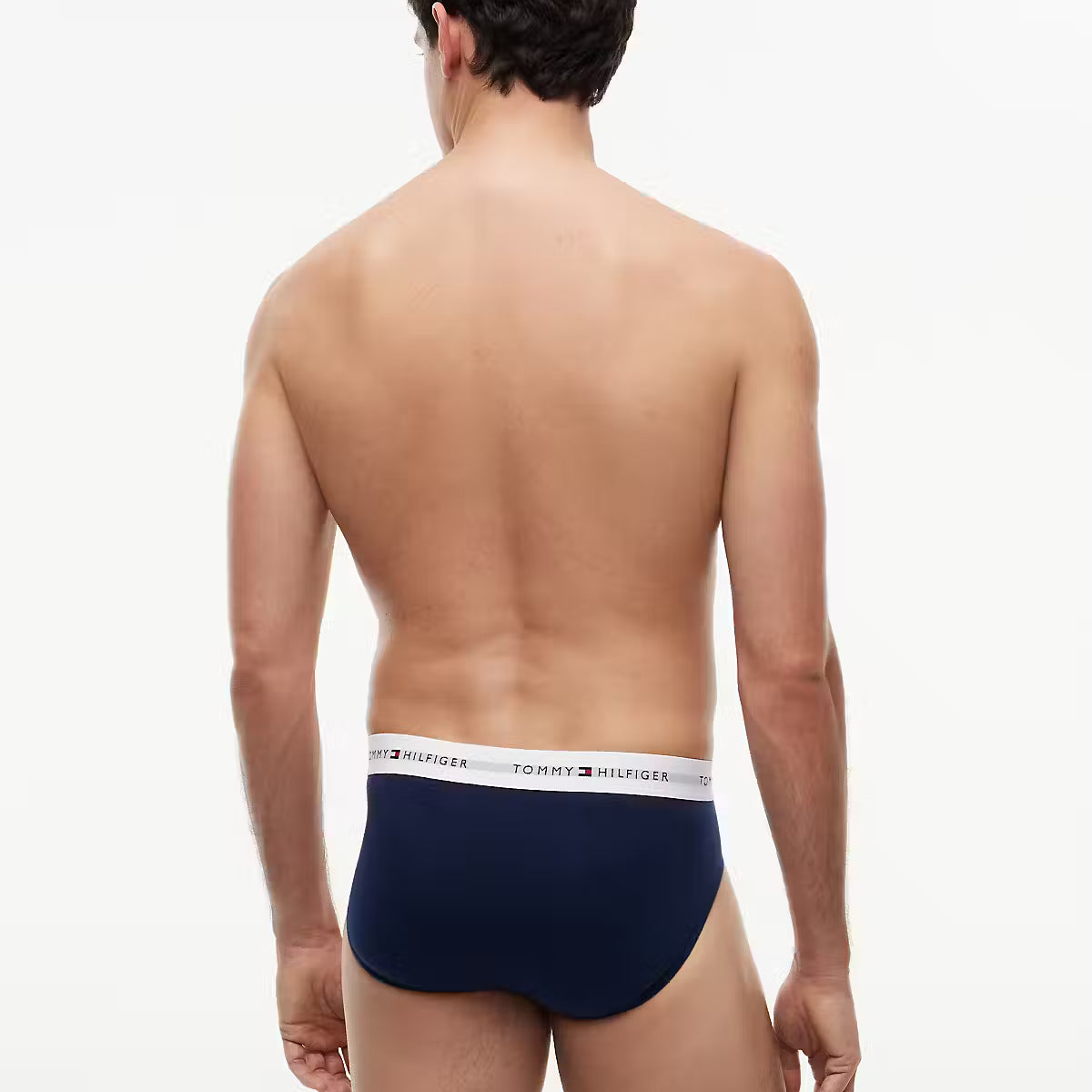 Tommy Hilfiger Carbon Navy briefs model rear