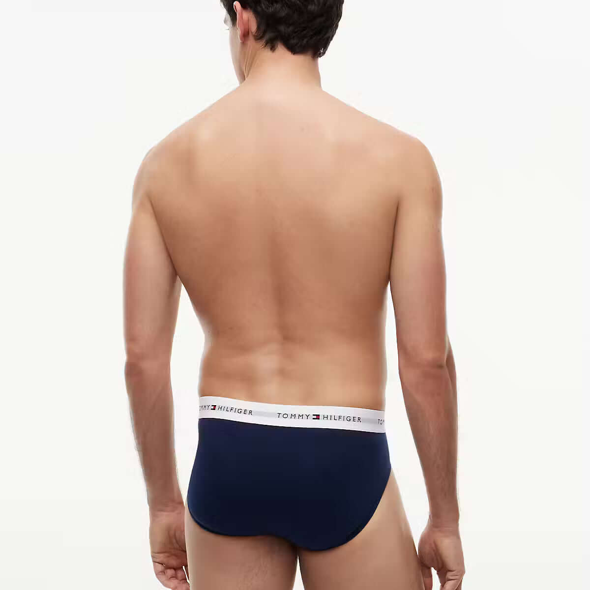 Tommy Hilfiger Carbon Navy briefs model rear