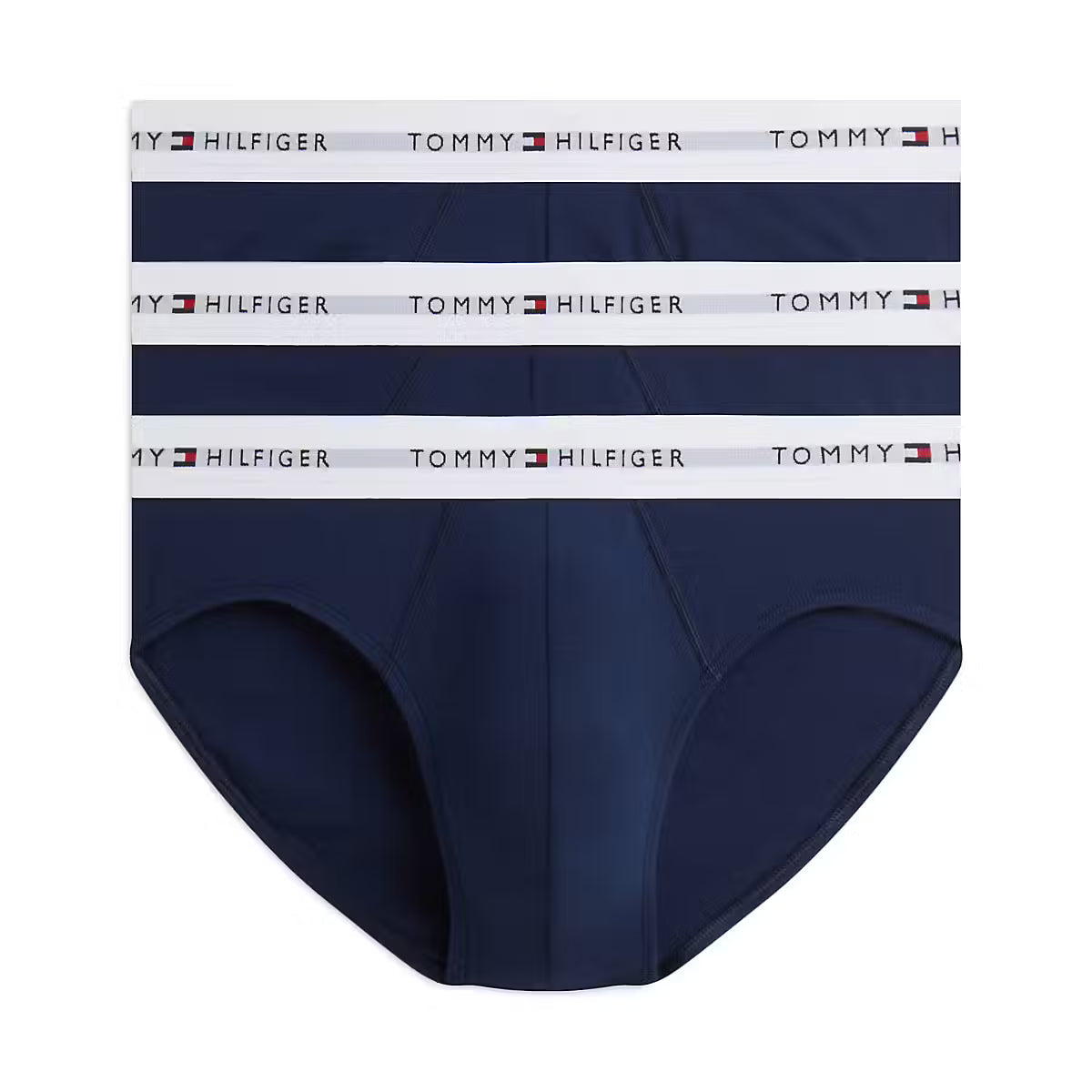 Tommy Hilfiger 3 pack briefs Carbon Navy front