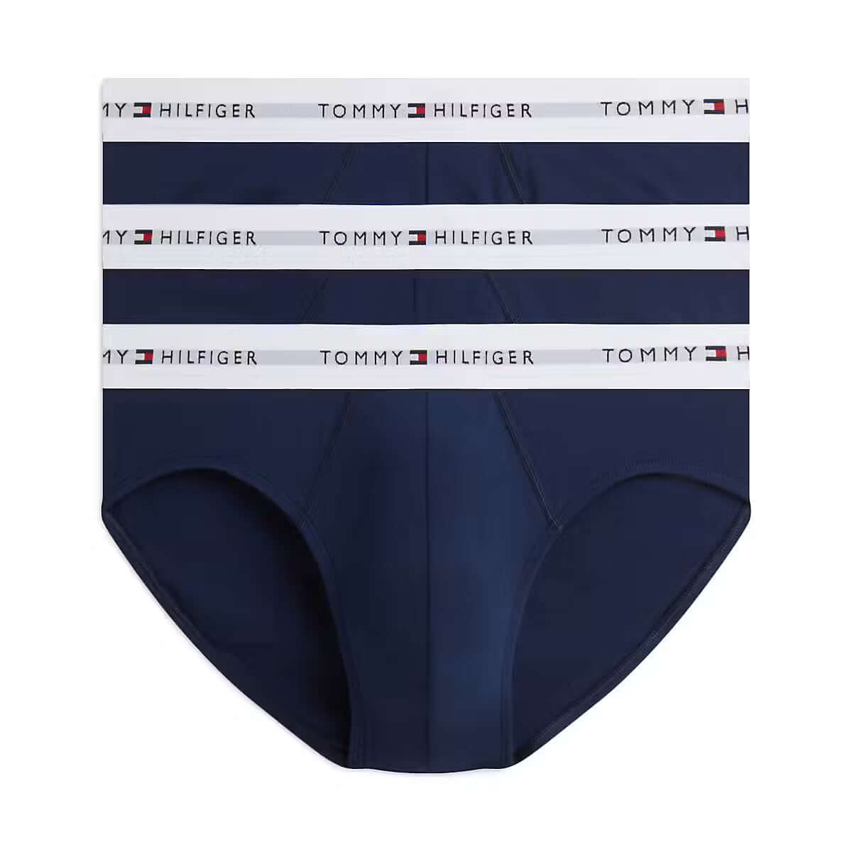 Tommy Hilfiger 3 pack briefs Carbon Navy front