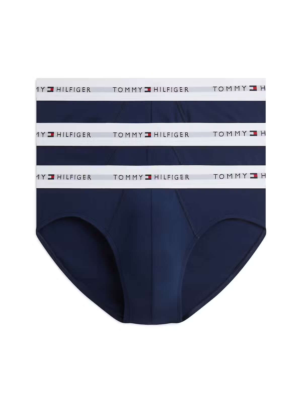 Tommy Hilfiger 3 pack briefs Carbon Navy front