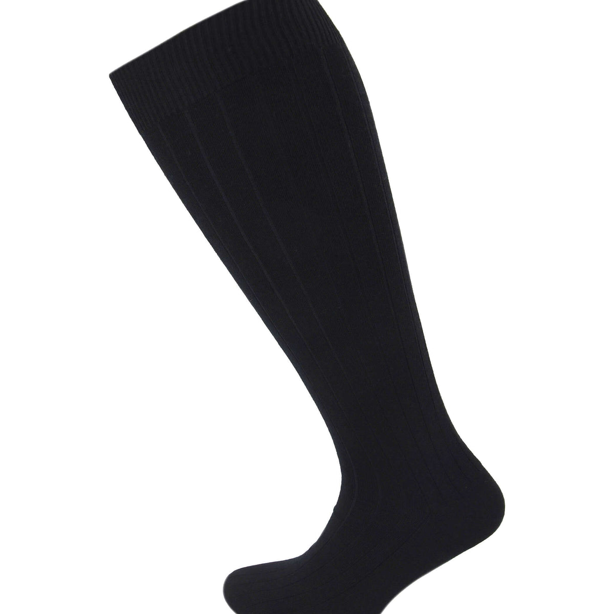 Viyella Men’s Knee High Merino Wool Socks UK 6-11 - Black