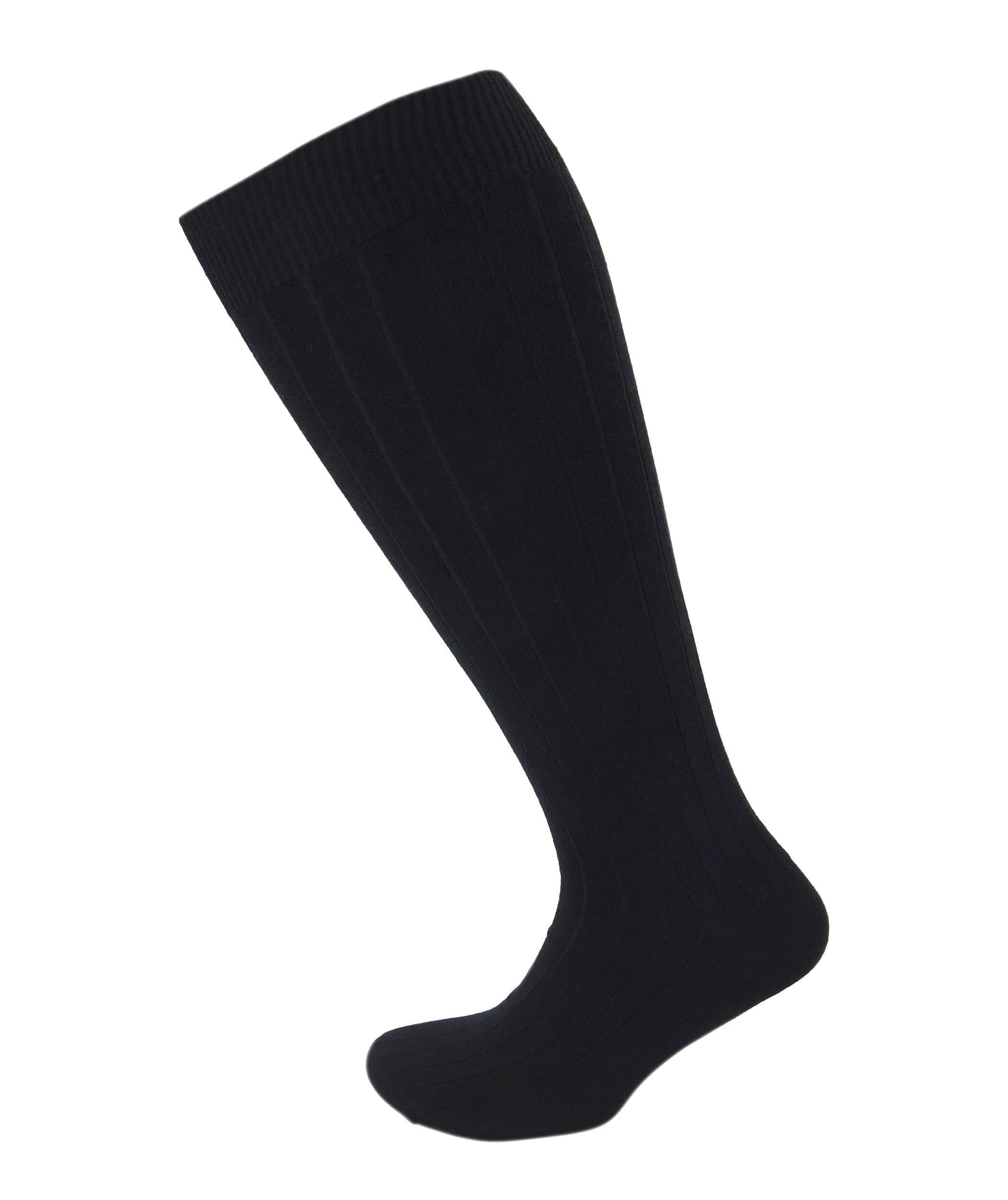 Viyella Men’s Knee High Merino Wool Socks UK 6-11 - Black