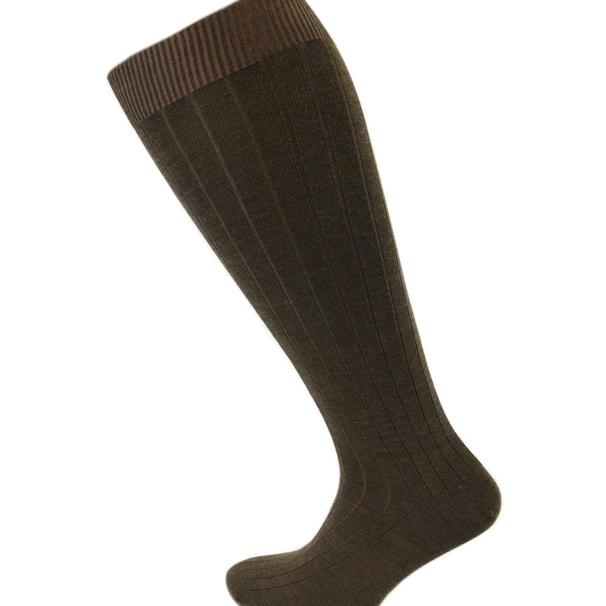 Viyella Men’s Knee High Merino Wool Socks UK 6-11 - Mink