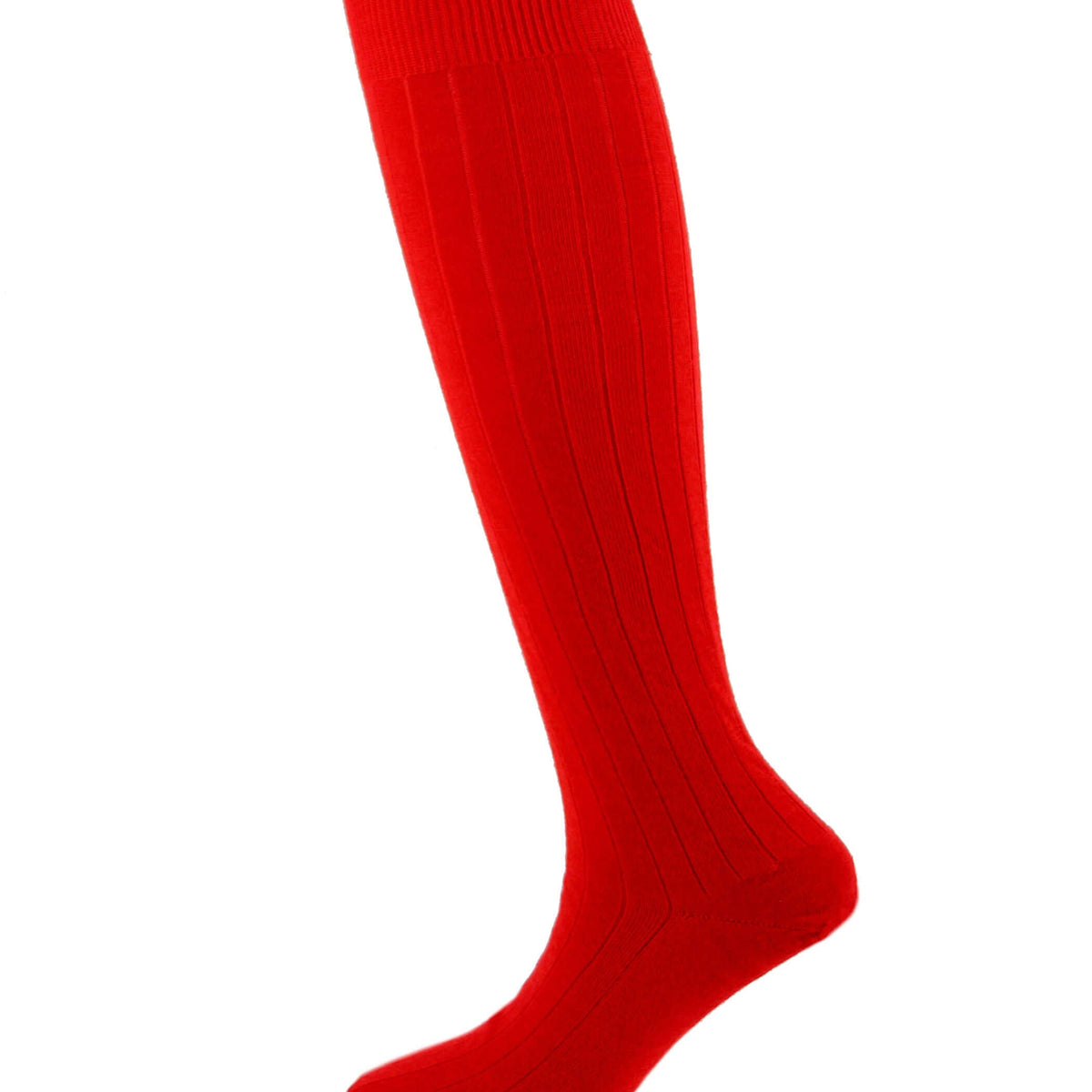 Viyella Men’s Knee High Merino Wool Socks UK 6-11 - Red