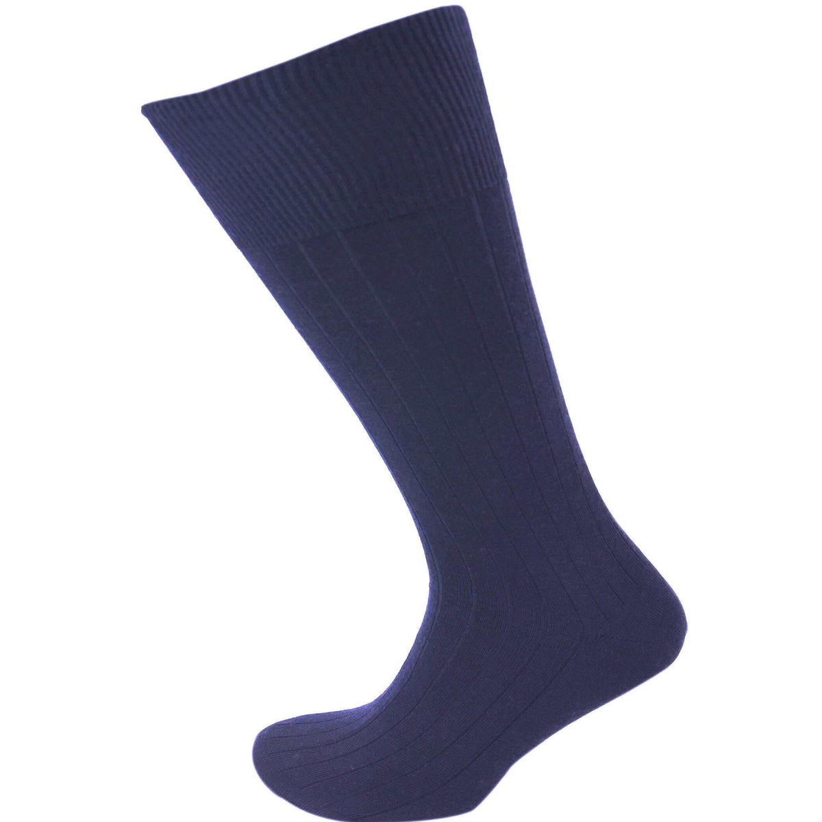 Viyella Men’s Knee High Merino Wool Socks UK 6-11 - Navy